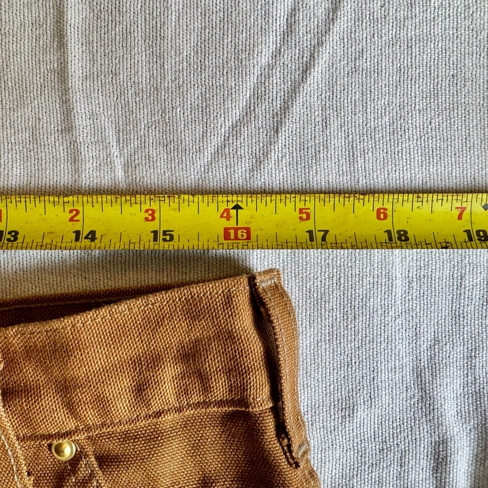 Carhartt Brown Canvas Double knee Work Pants EUC MADE IN USA - Picture 2 of 8